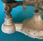Vintage  cast Iron Balance Scale  painted Gold