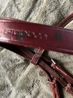 Stubben Bridle Brown With Webbed Reins  Caveson And Happy Mouth Bit