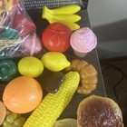 Vintage Play Food Huge Lot Pretend Play Kitchen Preschool 40 Used 30  New