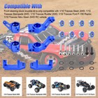 Front Caster Block Steering   Rear Stub Axle Carriers For 1 10 Traxxas 2wd Slash