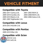 Uf333 Ignition Coils Pack Iridium Spark Plugs Compatible With Toyota Camry Co