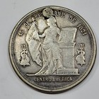1888 Honduras Silver Un Peso Circulated Vf  Plugged See Pics Scarce  v171