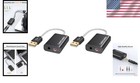 Usb Audio Adapter External Sound Card With 3 5mm Headphone And Microphone Jac   