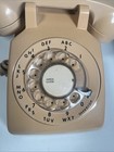 Vintage Itt Rotary Dial Desk Telephone 500  Peach 1979 Great Cond 