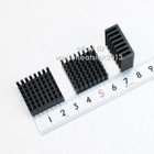 8pcs We Do Heatsink 25mm 25 25 10mm Aluminum Black Heat Sink For Ic Chipset