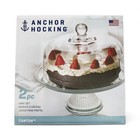 Anchor Hocking Canton Cake Stand- New-can Be Converted To A Punch Bowl  12 5 