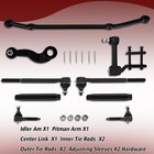 For 1961-1964 Chevy Impala Front Suspension Manual Steering Linkage Kit Tie Rods