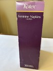 New Vintage Kotex Super Maxi Pads 1986 30 Napkins Pads Prop Advertising Nos - C1