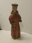 Antique Carved Wood Santo Figure Removable Head Spanish Colonial Friar Saint