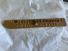 Antique Winter   Company Metal Piano Name Plate Or Sign Very Nice
