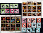 Ajman Collection Various Stamped Blocks