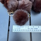 Lot Of Hard To Find Chocolate Brown Faux Fur Pom Poms