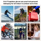 Thermal Insulation Fingerless Texting Wool Gloves Winter Warm Knitted Mittens