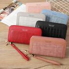 Women Lady Clutch Leather Wallet Long Card Holder Phone Bag Case Purse Handbag