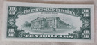 1985  10 Ten Dollar Federal Reserve Note Offset Back Front Printing Error