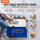 Vevor Pottery Wheel 11in Ceramic Wheel Foot Pedal Sculpting Tools Apron 450w