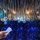 20x10ft Starlight Curtain Background Starry Sky Stage Backdrop Dmx-512 W  Remote