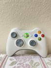 Microsoft Xbox 360 Wireless Oem Controller White Gamepad Cleaned   Tested