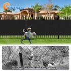 4ft Privacy Fence Screen Black Windscreen Garden Heavy Duty Mesh Shade Net Cover