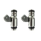 Set Of 2pcs  4 3g s Fuel Injector 27609-01b For Harley Dyna Softail Street Glide