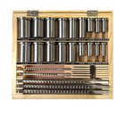 Keyway Broach Kit 30 Pcs hss Industrial Tools For Lathe Inch Size 5 Pcs Broac   