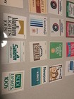 Vintage Lot Of 30 Random Cigarette Vending Machine Plastic Labels