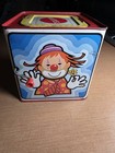Vintage 1971 Mattel Jack In The Music Box Pop Up Clown Toy Works Great  Clean  