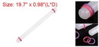 Fondant Rolling Pin With Rings Pp 50cm X 2 5cm Non Stick For Baking White