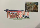 Usps First Day Of Issue Stamp  tyrannosaurus Rex  Qty4  2019 Color Cancel - New