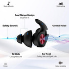 Reusable Motorcycle Ear Plugs  27db Hearing Protection - 2 Sizes