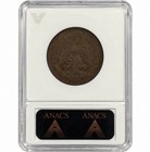 1929-mo Mexico 5 Centavos Anacs Ms63 Brown Old Soapbox Holder Km422