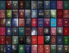 Travel Passport Notebook Imitation Movie Props 45 Countries Design For Students
