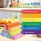 Microfiber Cleaning Cloths Home Kitchen Auto Detailing Wash Towels 20 Pack Rags