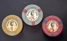 Rare Vintage Caribbean Wilbur Clark s Casino Chip Set 1950 s