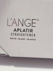L   ange Aplatir Ceramic Hair Straightener Flat Iron White Dual Voltage