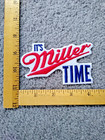 It s Miller Time Beer Iron On Patch  Free Shipping