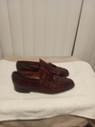 Johnston   Murphy Vintage Crown Aristocraft Brown Tassels Shoes Size 10 5 Pre   