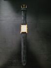           rare Pristine Se  ko Slim Tank Vintage Quartz Men s Leather Wrist Watch