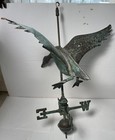 Vintage Copper Flying Landing Duck Goose Weathervane Full Bodied Folk Art Nice 