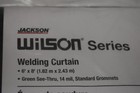 Jackson Wilson Series Welding Curtain 36315 6ft X 8ft Standard Grommets 14 Mil