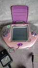 Leap Frog Leapster Kids Learning Handheld Game  20209 Pink W  Purple Dora Explor