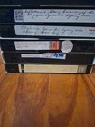 Used Blank Vhs Cassette Tapes Lot Of Ten Reusable 10