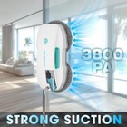 Haushof Window Cleaner Robot W 3800 Pa Suction Auto Water Spray Ai Path Planning