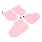 Paraffin Wax Glove Booties Women Soft Lint Spa Hot Wax Thermal Treatment Mitts