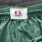 Vintage 90s Dodger Youth M Green Mesh Basketball Shorts Usa Made Gold Trim