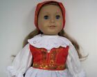 Norwegian Norway National Costume Dress Doll Clothes For 18 American Girl  debs 