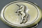 Unicorn Fantasy The Great American Buckle Company Vintage Belt Buckle