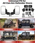 Upgrade Defender Side Mirrors  Unigt Utv Side Mirror Compatible With Can Am Defe