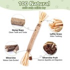 6 Pack Silvervine Sticks Cat Toy  Natural Chew Stick For Dental Care Teeth Cl   