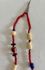 Beautiful Vintage Native American Multi-colored Trade Bead Necklace